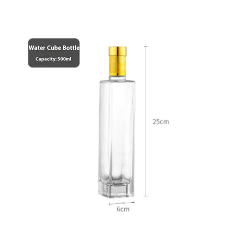 Guanshan Glass Wine Bottle Thick Bottom Fire Extinguisher Bottles