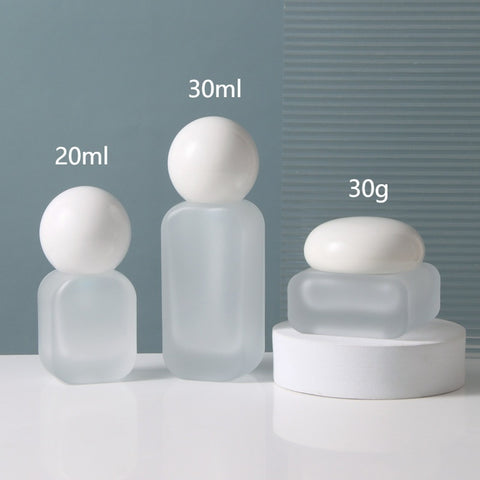 Press Spray Subpackage Fire Extinguisher Bottles Cream Cosmetic Glass Bottle